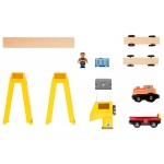 Macara Portuara din lemn cu sina dubla Maxim Rail Road Crane